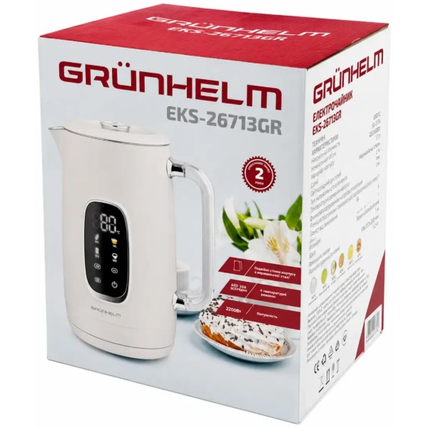 Фото - Електричний чайник Grunhelm EKS-26713GR